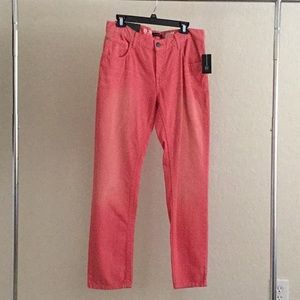 INC Skinny Fit Jeans - Peony Coral